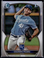 COLEMAN PICARD 2023 BOWMAN DRAFT CHROME REFRACTORS RC KANSAS CITY ROYALS