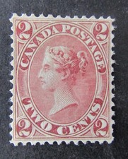 nystamps Canada Stamp # 20a Mint OG H UN$500 VF U26x500