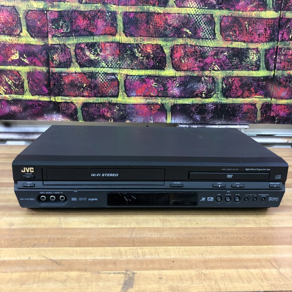 JVC HR-XVC26U DVD VHS VCR Combo Hi-Fi Stereo Video Cassette Recorder Tested  - Image 4 of 4