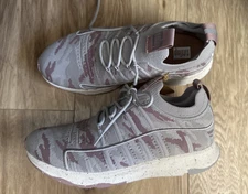 FitFlop Vitamin FF E01 Knit Sports Sneakers Trainers Pink Sky Mix Camo US 7 38