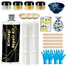 Kintsugi Repair Kit - Food Safe Japanese Art Craft for Gold and Silver
