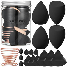 17PCS Makeup Sponge Set with 3PCS Mini Makeup Sponges,1Pcs Make up Sponges Holde