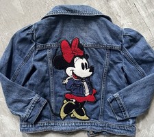 Baby GAP Disney Denim Jacket Girls 5 Toddler Blue Jean Minnie Mouse Classic