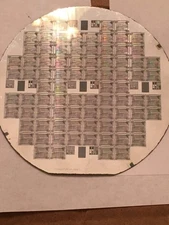 4" XEROX A3A Printer Silicon Wafer 1980s Rare Vintage CPU Chip