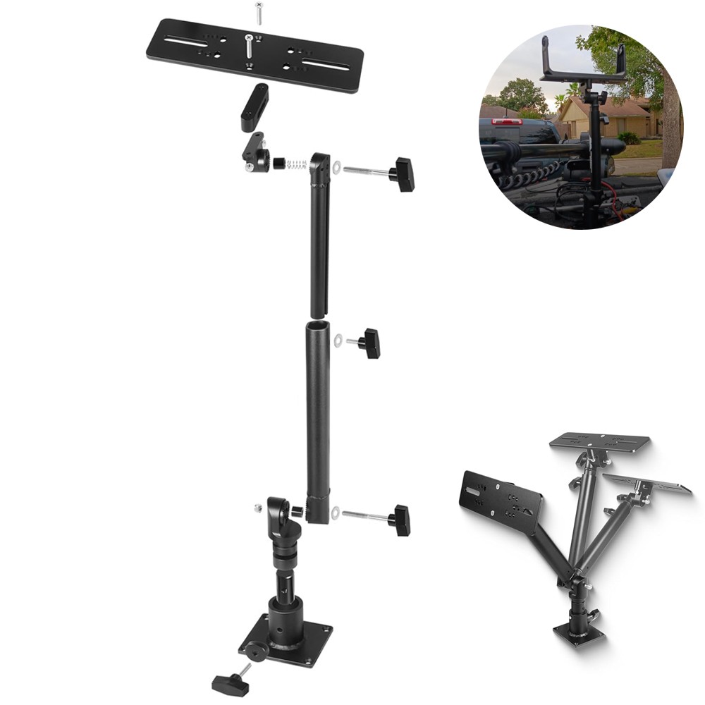 Marine Electronic Mount, Fish Finder Bracket, Anodized Aluminum Monitor Mount