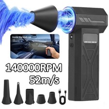140000RPM Turbo Blower Jet Fan Violent Turbofan Brushless Motor Rechargeable 80W