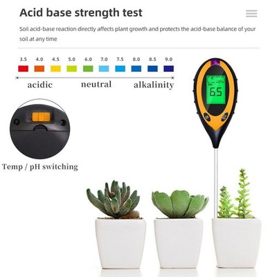 PH Meter Bodentester  /  320*65mm 9V Belichtungsmesser Feuchtigkeitsmesser