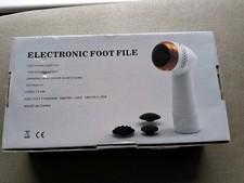 ELECTRONIC  FOOT FILE WITH MASSAGE FUNCTION, QUARTZ GRINDING WHEEL