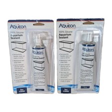2 PK Aqueon Silicone Sealant Clear 3 Ounces for Aquarium