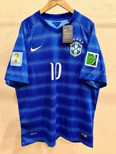 Neymar Jr. World Cup Brazil 2014 Size XL Soccer Jersey