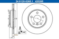 2X ATE Bremsscheibe BelüFtet Ø280Mm FüR BMW I3 I01