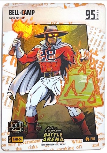 2026 Bo Jackson Battle Arena - Bell-Camp - Orange Headlines Battlefoil - OHBF-21