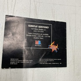 Abadox The Deadly Inner War NES (Nintendo 1989) Manual Only | No Game