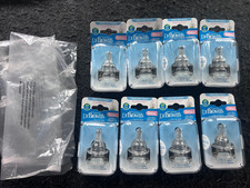 16 Dr. Brown's Preemie Flow, Narrow Silicone Nipples 297 Natural Flow