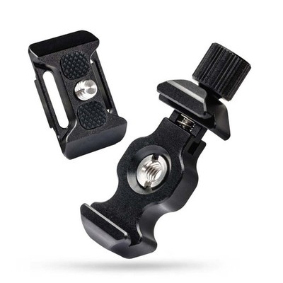 Mini-Schnellwechselklemme mit Kameraplatte, Arca-Swiss kompatibel, aus Aluminium