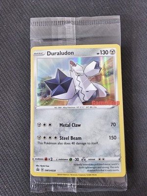 Pokemon Duraludon SWSH028 Black Star Promo Near Mint English GAMESTOP Stamp