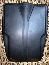 PROPER BALANCE MOVEMENT BLACK FOAM RUBBER HORSE HALF SADDLE PAD 21 1/2'' X 17''