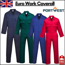 Portwest Men's Euro Work Coverall Overall Mechanic Boiler High Quality Suit S999