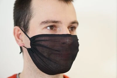 HANDMADE Breathable soft lightweight cotton muslin single layer Cycling Face Mask Cyclist