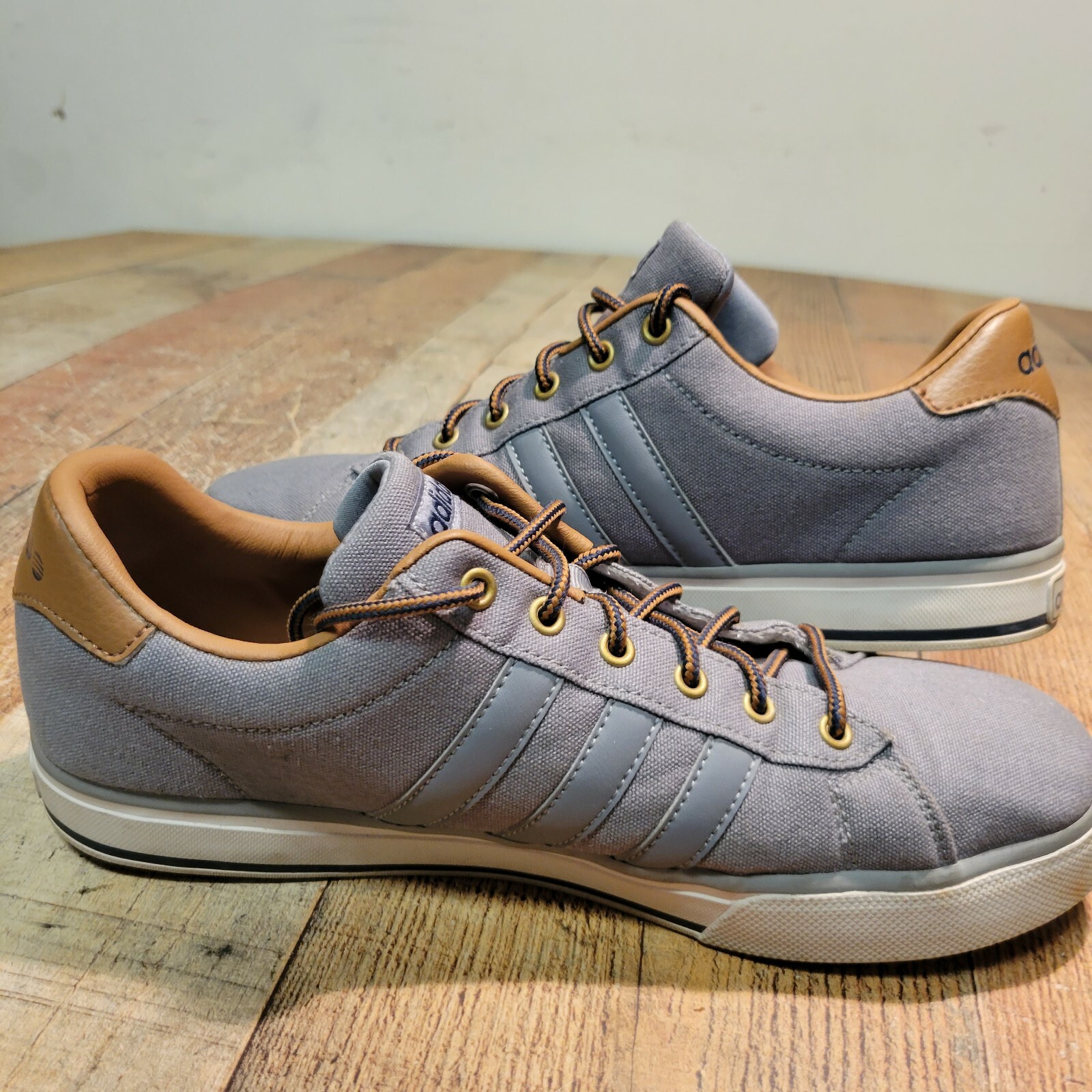 Adidas NEO Mens Size 9 Canvas Ortholite 