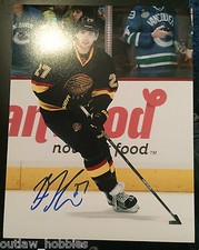 Vancouver Canucks Ben Hutton Signed Autographed 11x14 Photo COA