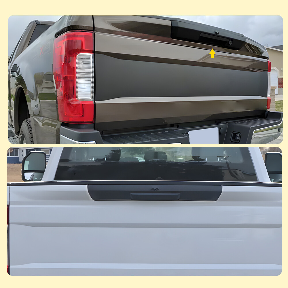 FOR 2017-2019 Ford F-250 F-350 Super Duty Rear Tailgate Black Hatch Door Handle