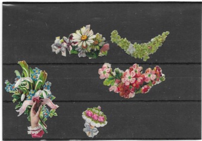 (59) LOT  OBLATEN GLANZBILDER  -    um 1885