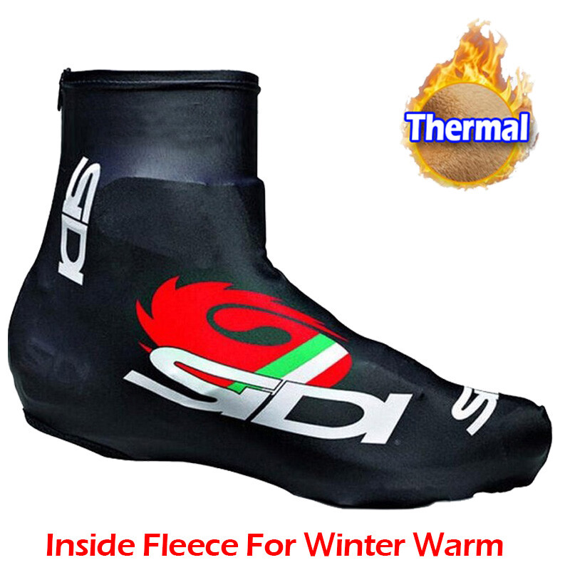 Thermal Cycling Shoe Cover Winter Fleece Road Race MTB Over Sports Bike