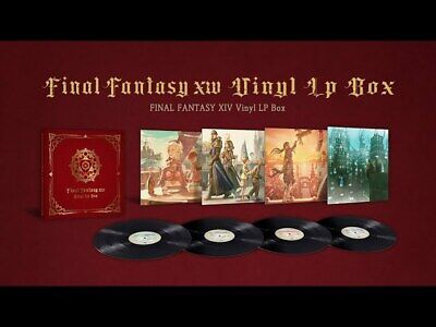 FINAL FANTASY XIV Vinyl LP Box Set Of 4 LP Record SQUARE ENIX With MP3 DL Code