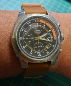 Vintage Casio EDIFICE EF-5130 (2711) Chronograph Stainless Steel 40mm watch  | eBay