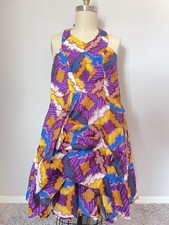 Women Over The Knee Short african Dress Size M