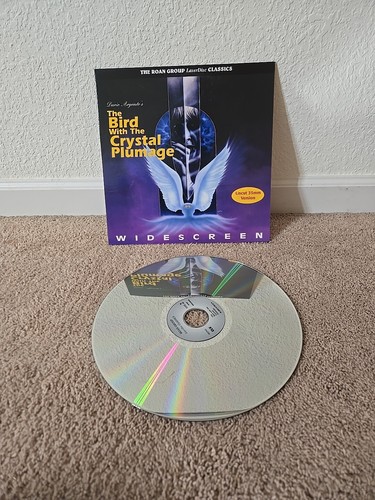 Der Vogel mit dem Kristallgefieder Laserdisc LD Breitbild ungeschnitten Dario Argento