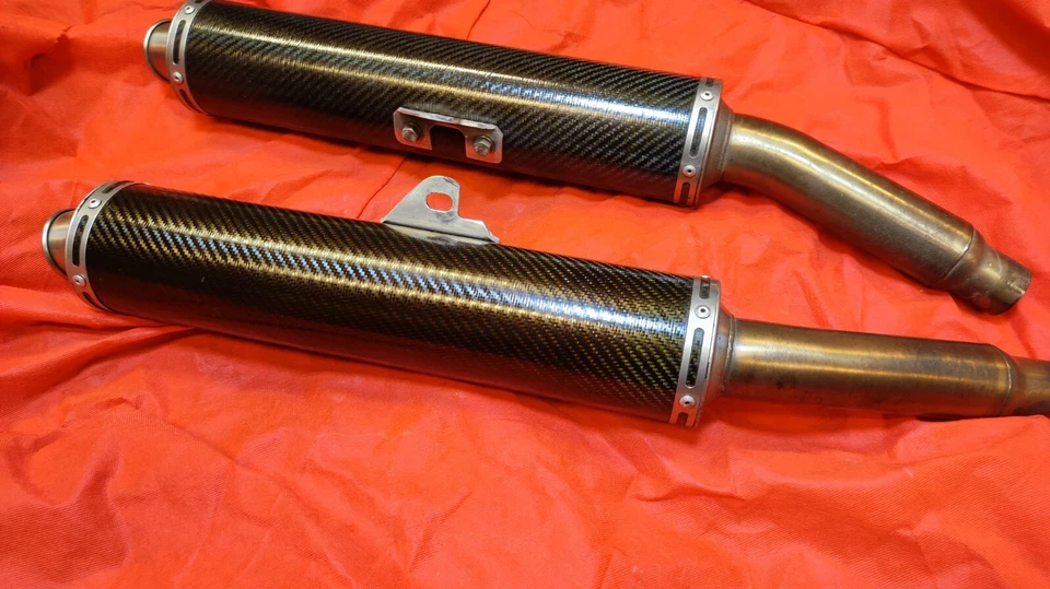 Silencieux Silmotor En Carbone Pour Ducati Ssie 800 900 1000 - Photo 1/4