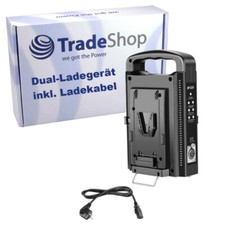 Caricabatteria V-Mount Li-Ion 2 canali per Sony PMW-400L PMW-500 PMW-TD300 PMW-EX330K