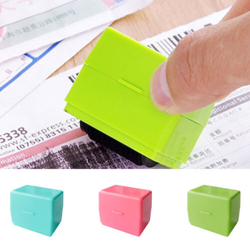 2pcs Identity Theft Protection Roller Stamp Guard ID Privacy Confidential Data