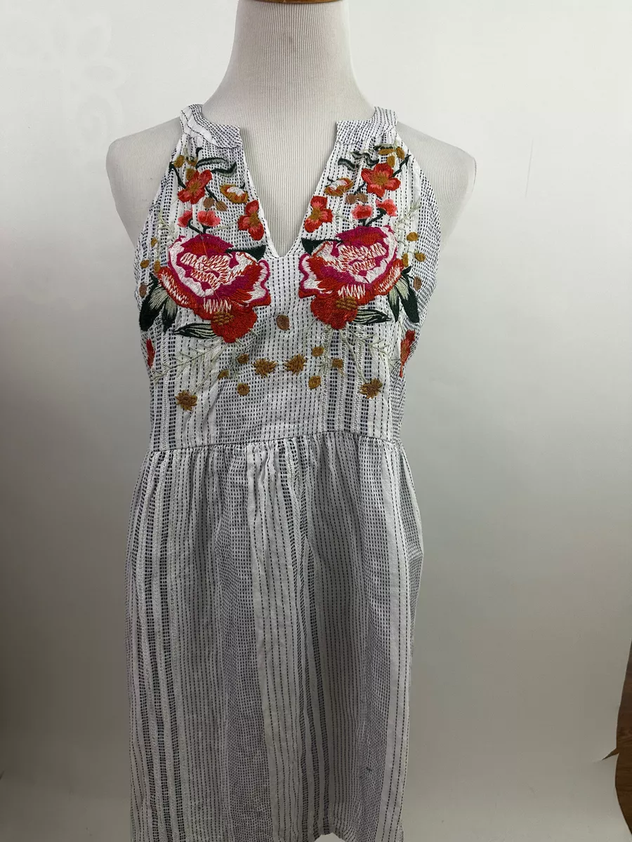 Thml embroidered cheap shift dress