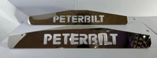 Pair Chrome Mud Flap Weights 24" X 4"  x3 Welded Stud - peterbilt