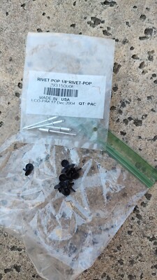 Seadoo 293000014 Black Snap Caps & Seadoo 293150006 Pop Rivets