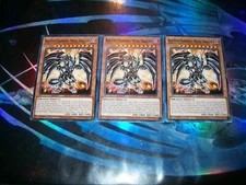 3x Red-Eyes Darkness Metal Dragon 1st Edition Common SDAZ-EN007 Yu-Gi-Oh!