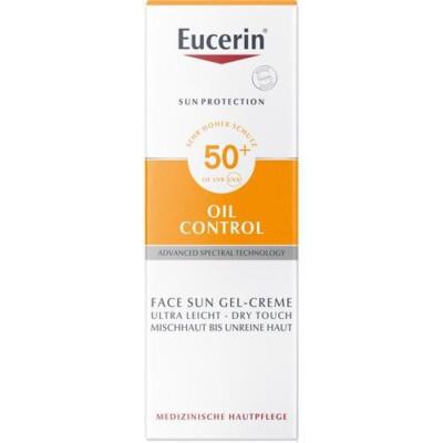 EUCERIN Sun Gel-Creme Oil Contr.Anti-Gl.Eff.LSF50+ 50 ML