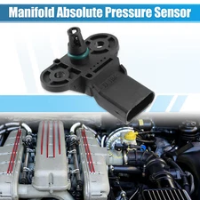 MAP Manifold Air Pressure Sensor for Audi Q7 2006-2010 036906051C ABS Black