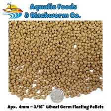 20-lbs 4mm Wheat Germ Koi  Pond Fish Floating Pellets