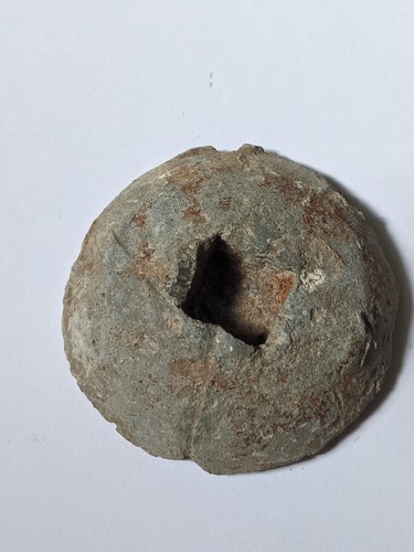 Lead Weight heavy 283 g rare type Roman Steelyard trading holes huge steel yard - Picture 6 of 6