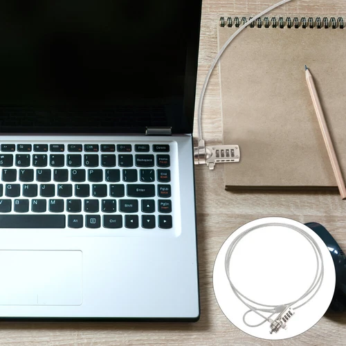  Wire Rope Notebook Lock Portable Password Laptop Computer Accessory
