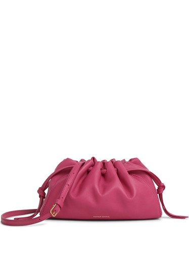 Mansur Gavriel Mini Cloud Lambskin Crossbody Clutch Bag Dolly Pink Womens Size O