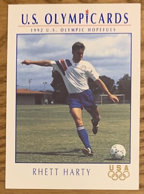 RHETT HARTY, RARE ! 1992 US OLYMPIC CARD, SOCCER SUPERSTAR ! | eBay