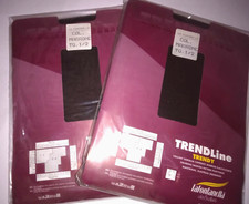 2 Pairs Trendy Fancy Cover Tights 50 Denar Brown Size 1st/2nd