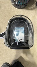 Pet Portable Carrier Backpack Space Capsule Travel Dog Cat Bag Transparent