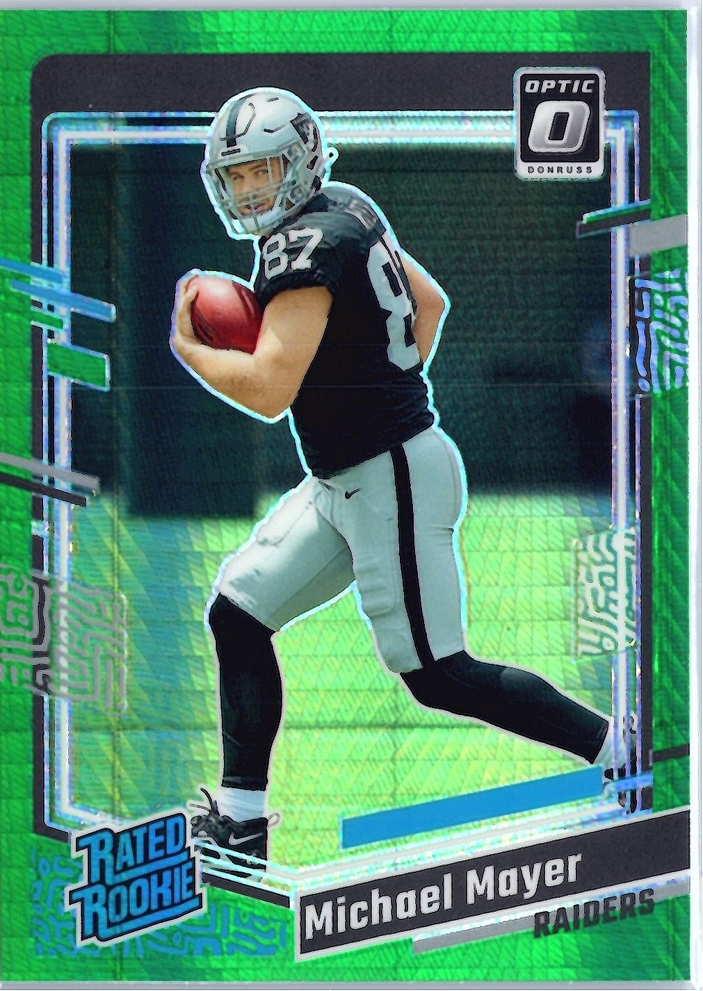 2023 Panini Donruss Optic - Rated Rookie Green Hyper #260 Michael Mayer (RC)