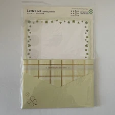 Letter Set Stationary Clovers Japanese Kawaii Stationary